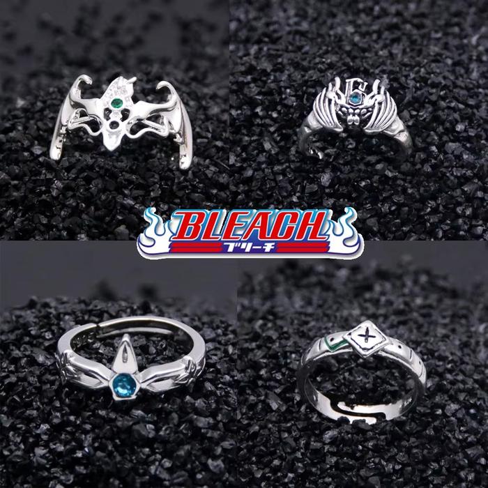 Bleach Cincin Ulquiorra Cifer Stainless Stell Hadiah Hitam