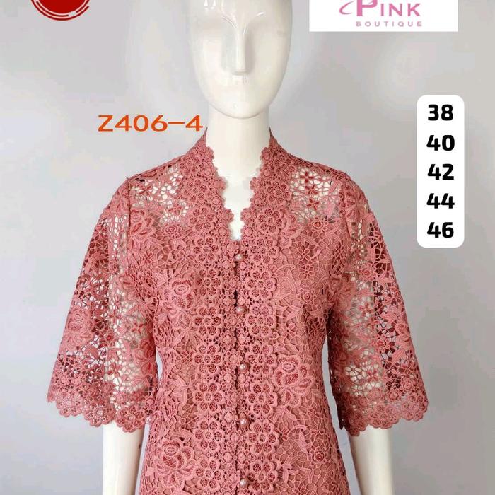 Pink Boutique bahan brokat lapis puring