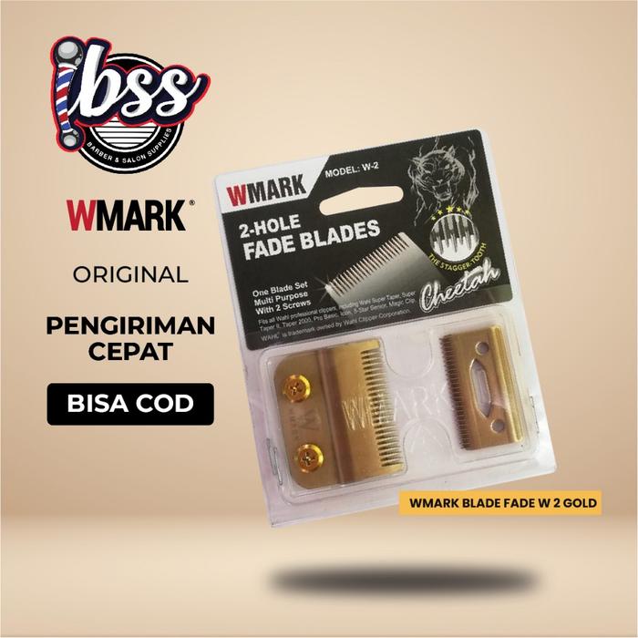 WMARK W 2 FADE BLADE SET / MATA PISAU WMARK / BLADE CLIPPER / WMARK ORIGINAL / IBSS / INDOBARBERSUPP