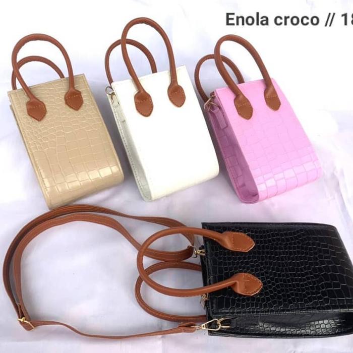 ENOLA CROCO // TAS SLEMPANG WANITA