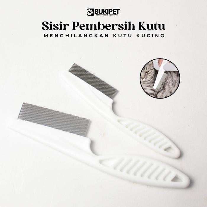 Sisir Kucing Anjing Serit Kutu - Sisir Pembersih Kutu