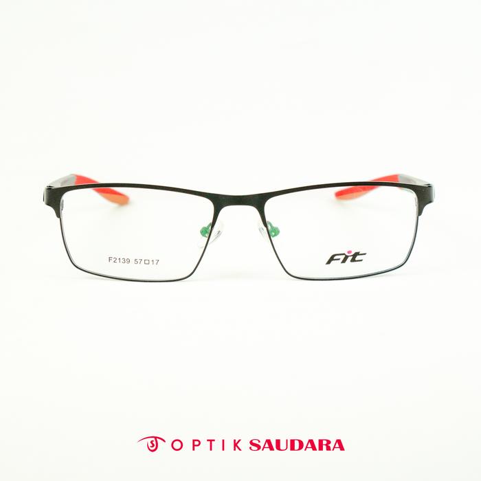 Optik Saudara - Kacamata Pria Model Kotak Fashionable F F2139 C1-1 57