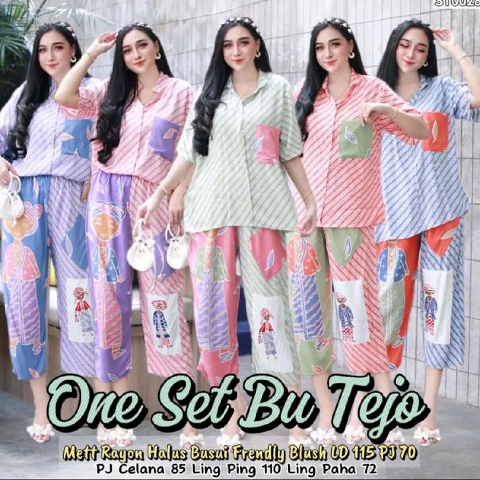 one set bu tejo/ jessa/ one set kekinian