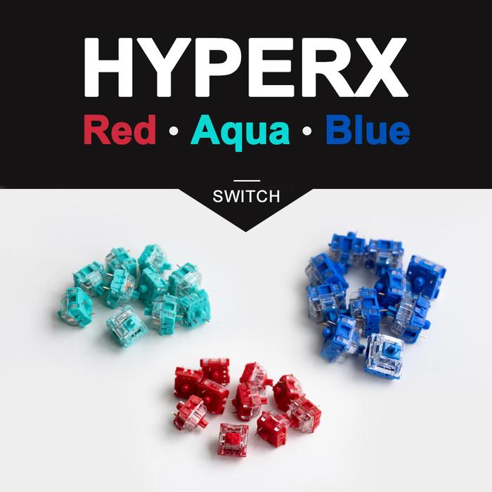HyperX Red Aqua Blue Switch for Kingston Alloy Origins Mechanical