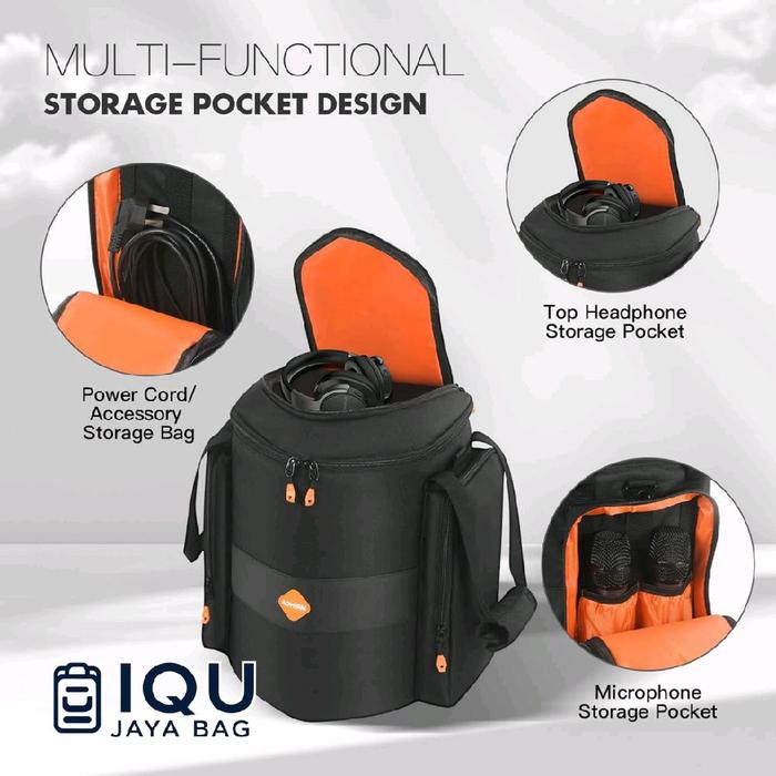 IQU JAYA BAG Tas Speaker JBL Bose S1 PRO Softcase Bag For S1 PRO Plus Tas Selempang Speaker Model Ji