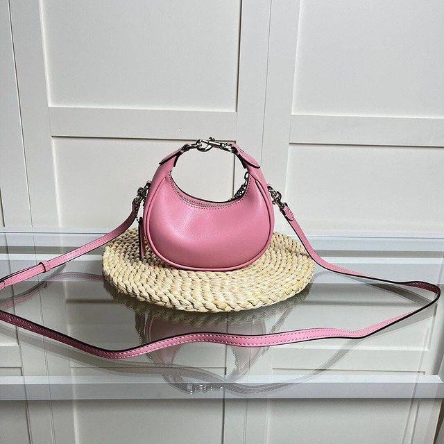 TAS Coach CR508 Mini Jonie Handbag Sling Bag in Leather Pink