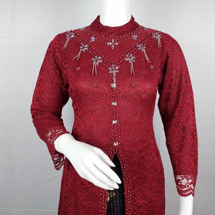 Set Tunik kinara brokat full payet