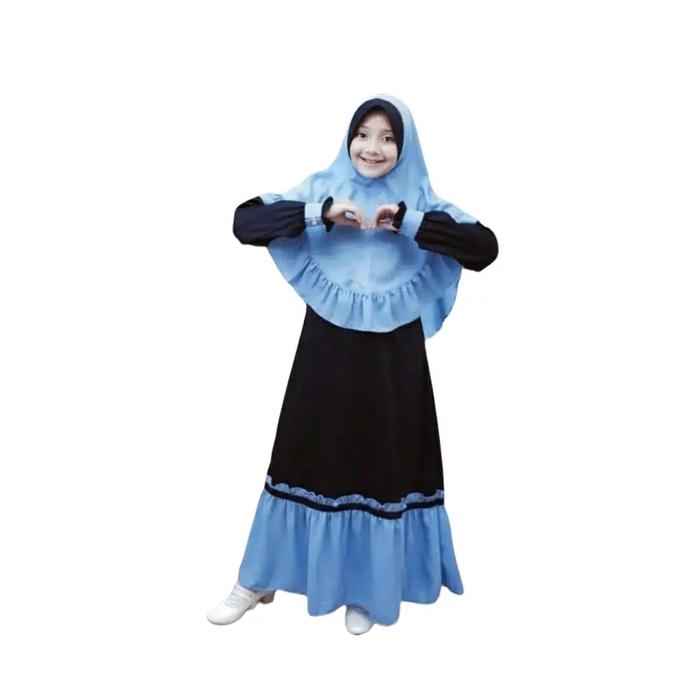 Gamis Anak Remaja  cantik Lucu Murah/ Usia 5 Tahun S/D 12 Tahun Inayah kids Model Gamis Anak Terbaru