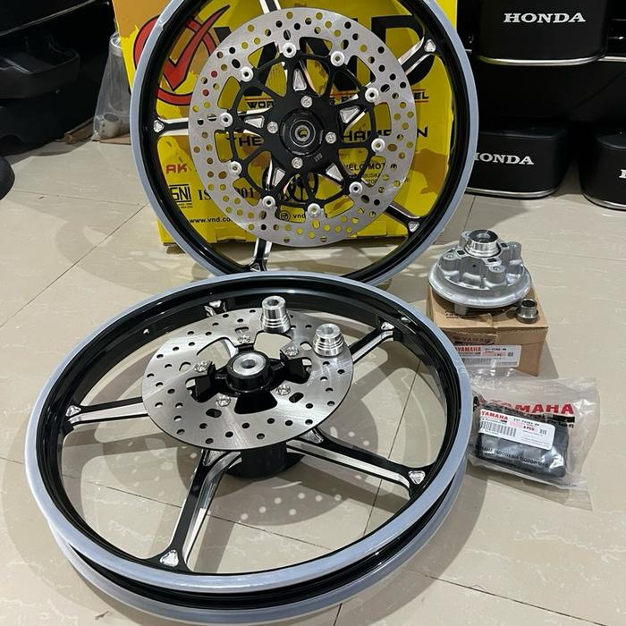 Velg vnd pnp KLX dtracker klx BF VND KZR 160.160-17 SEPAKET TINGGAL pasang velg ENKEI VND PNP KE KLX