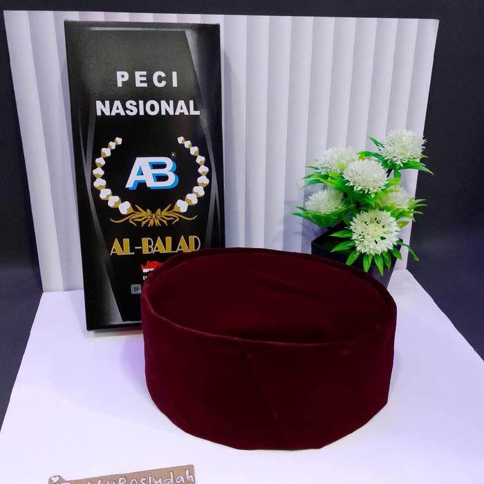 [AB TURKY] COD PECI AL BALAD SUPER MERAH ( TURKY) AL BALAD ORI Kopiah Songkok Bulu Lembut Nyaman Son