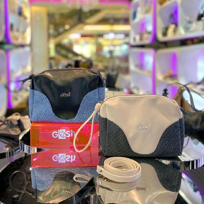 [Bisa COD] Ready Tas Gosh Original New art 548 Black Blue