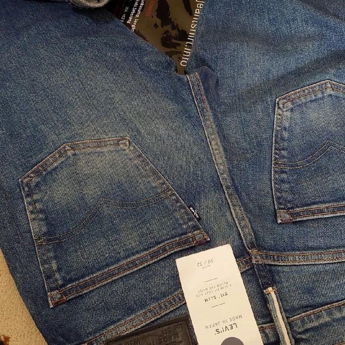 New Original Lvs 511 Made In Japan Selvedge Jean Slim Stretch
