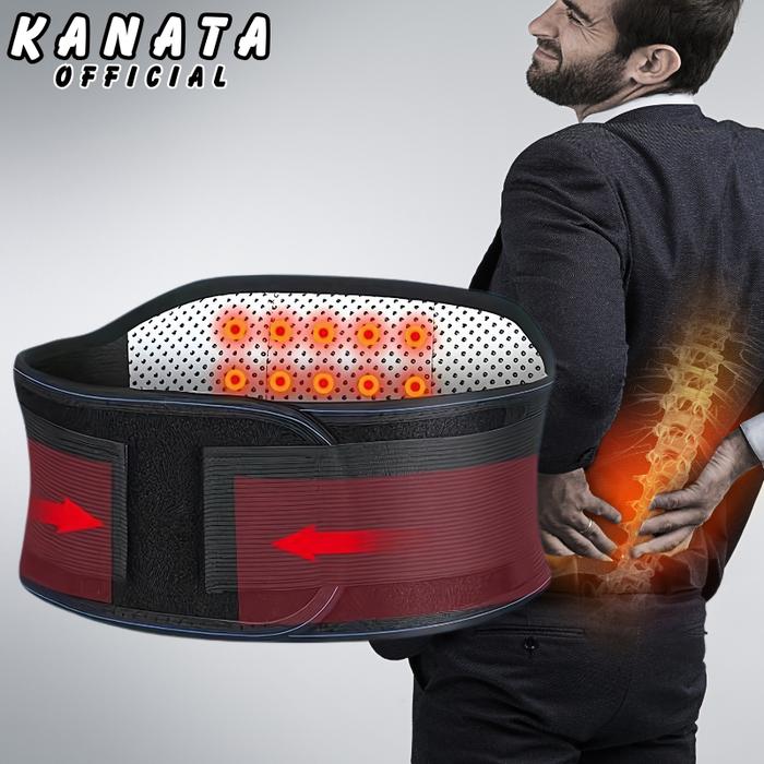 KANATA Korset Terapi Pinggang Magnetik Sabuk saraf Kejepit Alat Terapi Pinggang Tourmaline Original