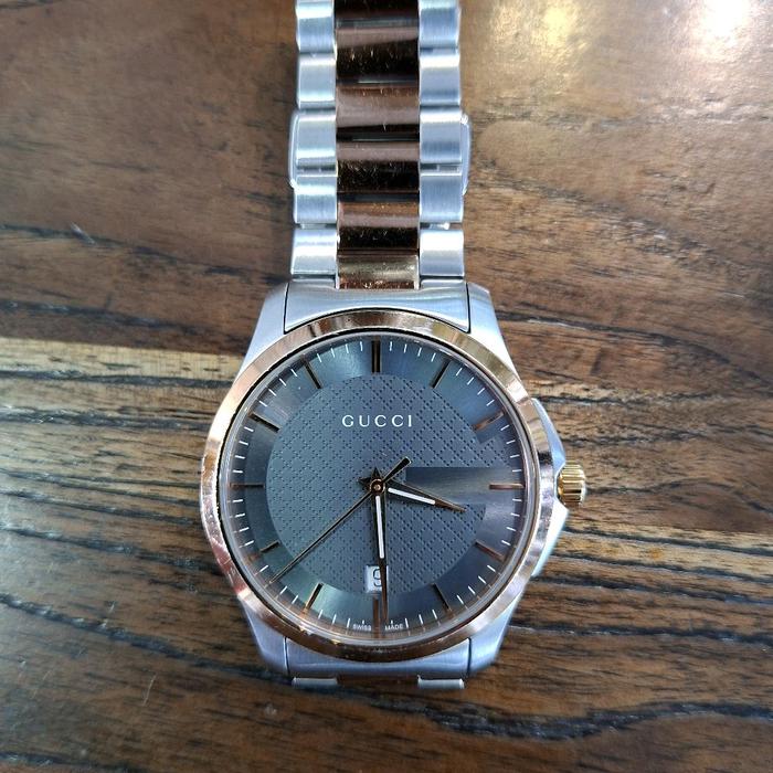 Gucci G timeless two tone quartz
