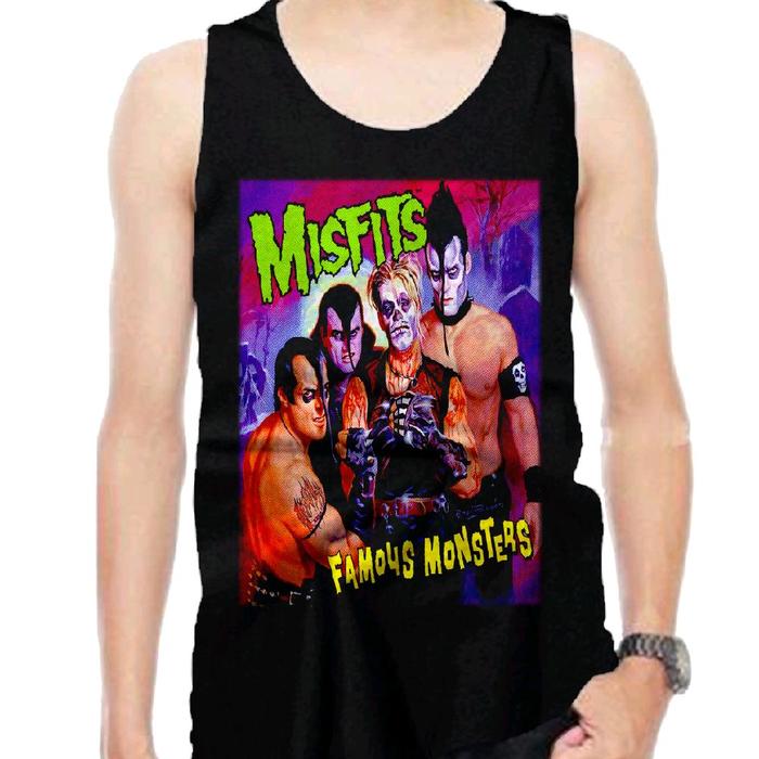Lekmong Kaos Misfit Cradle of Filth Lamb of God Motorhead BMTH Iron Maiden untuk Pecinta Musik Rock