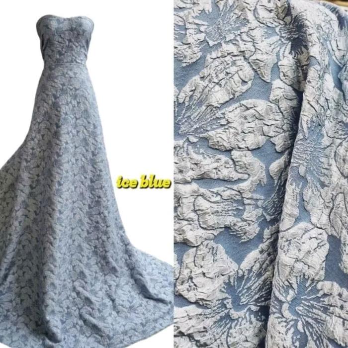 BAHAN KAIN JAGUAR EMBOS-KAIN KAGUAR EMBOS MEWAH COCOK UNTUK SERAGAM-KEBAYA GAUN DAN LAIN LAIN