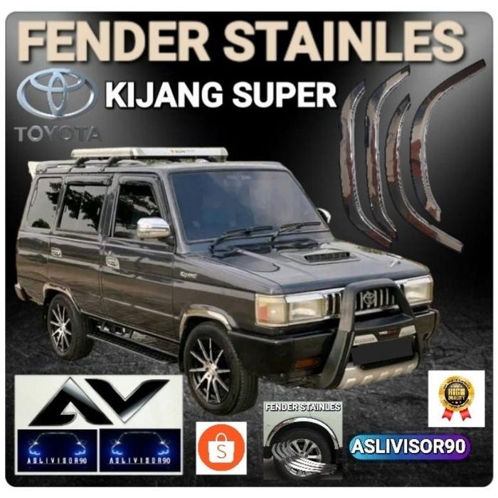 FENDER Trim/List Atas Roda Mobil KIJANG SUPER