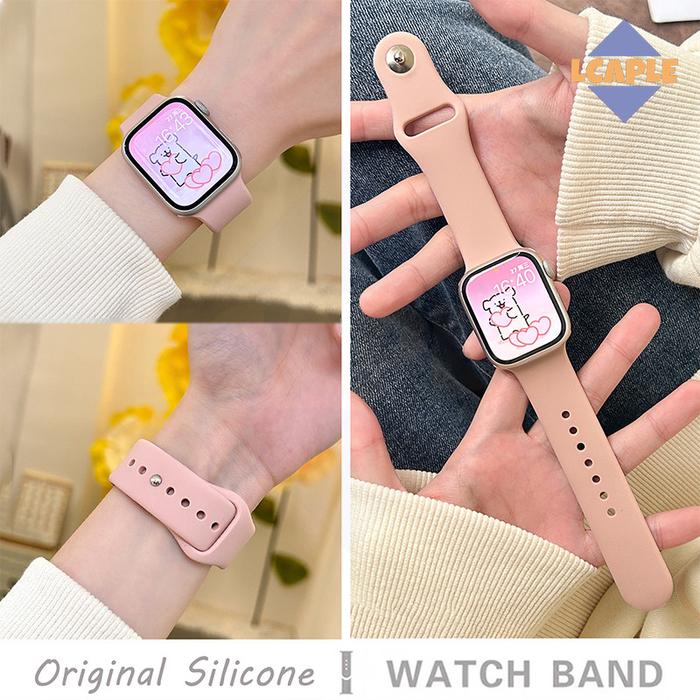 YM36 - Original Silicone Strap for Apple Watch Ultra 2 49mm IWatch Series 10 9 8 7 SE 6 5 4 3 2 46mm
