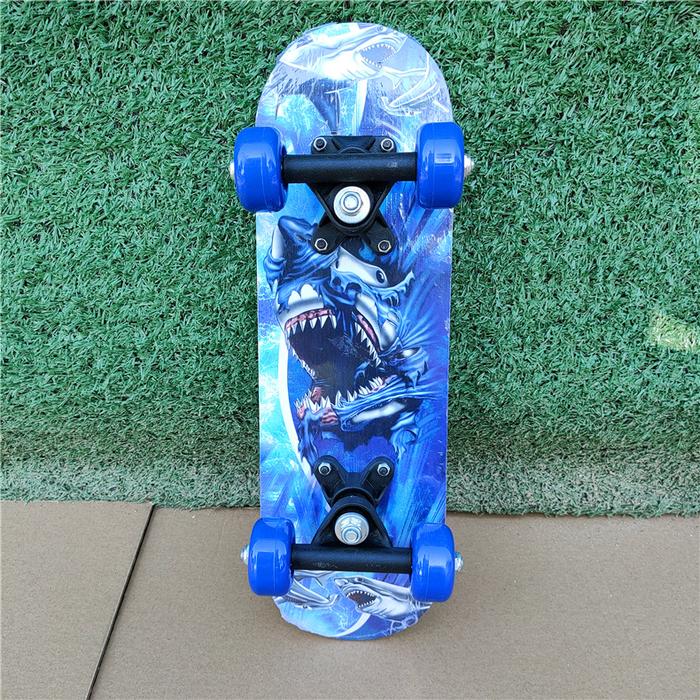 43Cm Anak-anak Skateboard Maple Double Rock Skate Board Anak Patin