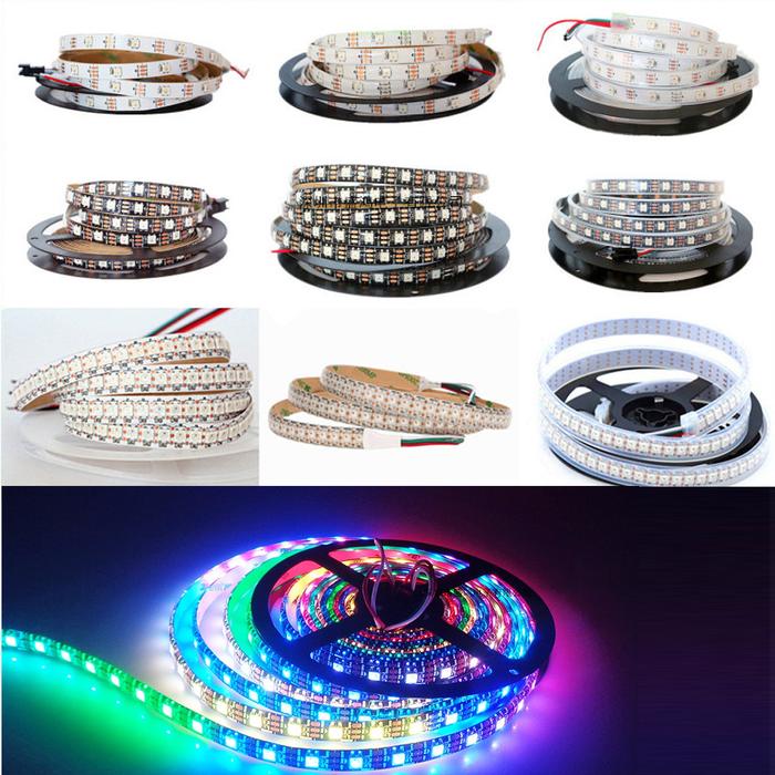 WS2812B WS2812 Led Strip,Individually Addressable Smart RGB Led