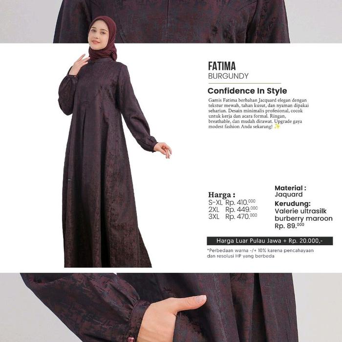 Damoza Fatima New 2025 Gamis Muslim