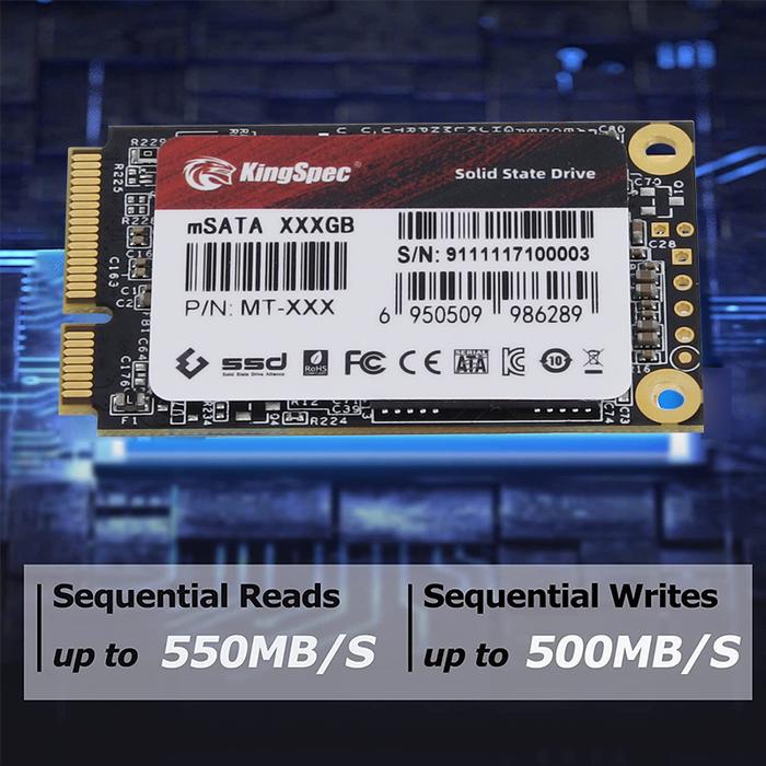 KingSpec mSATA SSD Solid State Disk SATA III 64gb 120gb 128gb 240gb