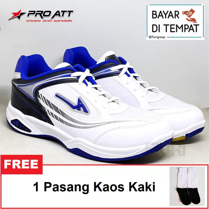 FIURI – Pro ATT Original - BSD 640 PUTIH BIRU 39-43 - Sepatu Kets Pria - Sepatu Sneakers Pria - Sepa