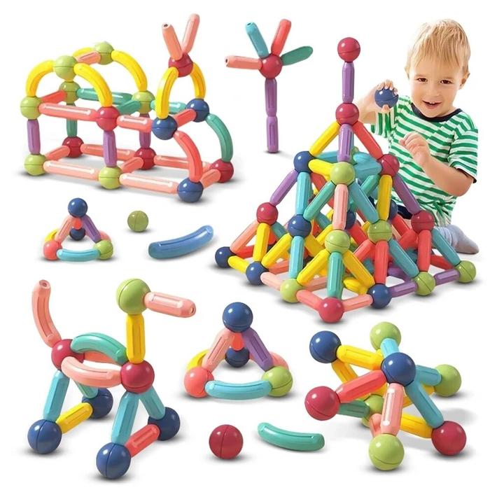 Terlaris, 36/42/64PCS Magic Magnetic Building Blocks Toy Magnetic Set