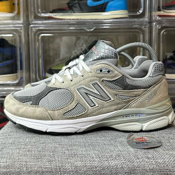 NB 990 V3 MADE IN USA GREY , NB 990 V3 MADE IN USA , NB 990 V3 , SNEAKERS , SEPATU , SHOES