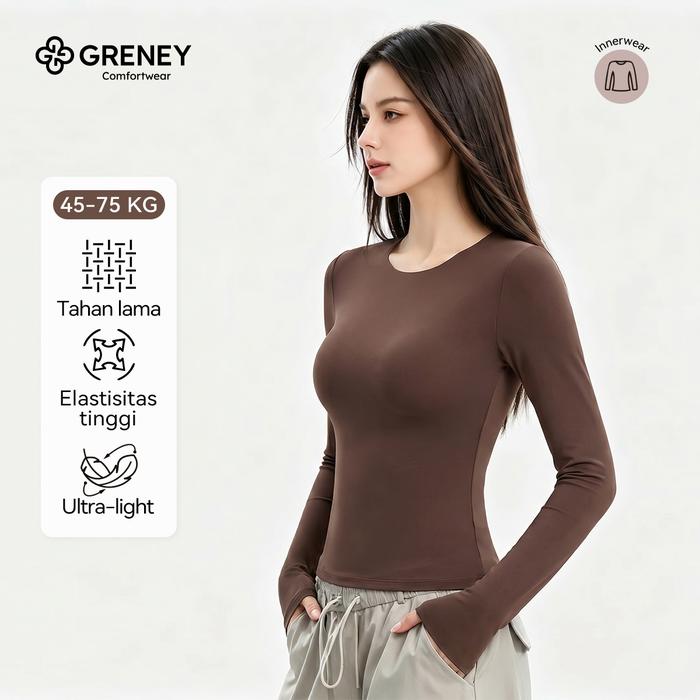GRENEY-Atasan Lengan Panjang Ultra-Soft-89990023