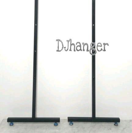 KAKI RAK MUNDO 150 CM HITAM / TIANG MUNDO / KAKI MUNDO / KAKI RAM