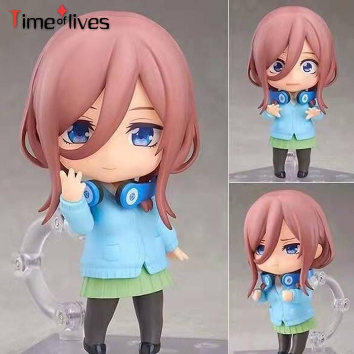 Action Figure Anime Jepang Nakano Miku Statis Ukuran Kecil