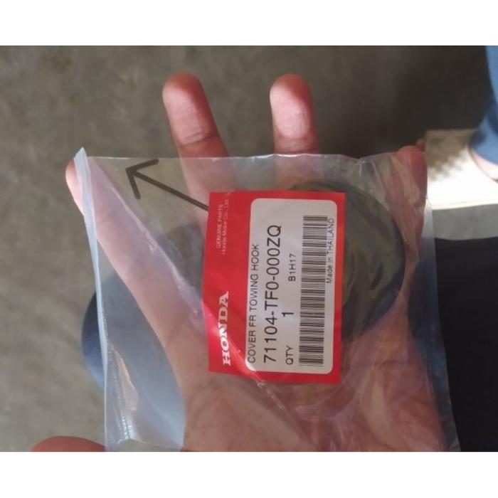 Ready Stok Cover Tutup Towing Derek Hook Bumper Bemper Depan Honda Jazz Rs Ge8 2008 2009 2010 2011 2