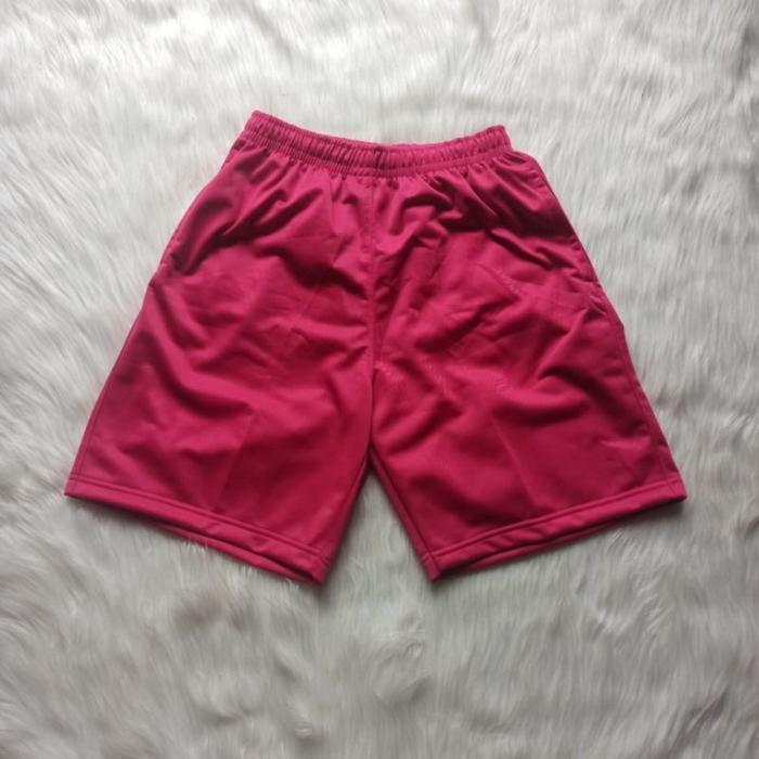 Celana pendek pria s training pendek putih s tes akademi masuk short pants plain k fanta yellow whit