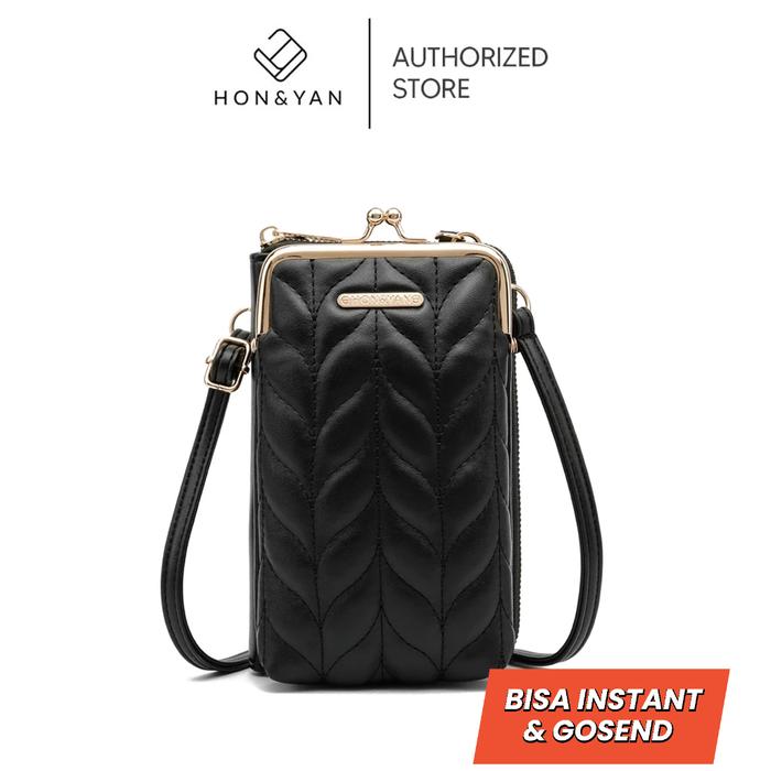HONYAN Tas Wanita Selempang Tas HP Wanita Sling bag Branded Import Ori - Aijo Sling Bag