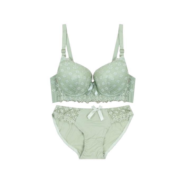 Terlaris- Tally 5519 Bra Bh Set Cd Wanita | Busa Tipis Cup B | Kawat | Kait 3 | Size 34 - 38 | Moti