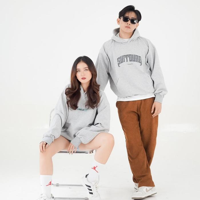 JAKET HOODIE GRAPHIC ABU 'DETERMINE, SURROUND, TAKE THE RISK' [HD_6479]