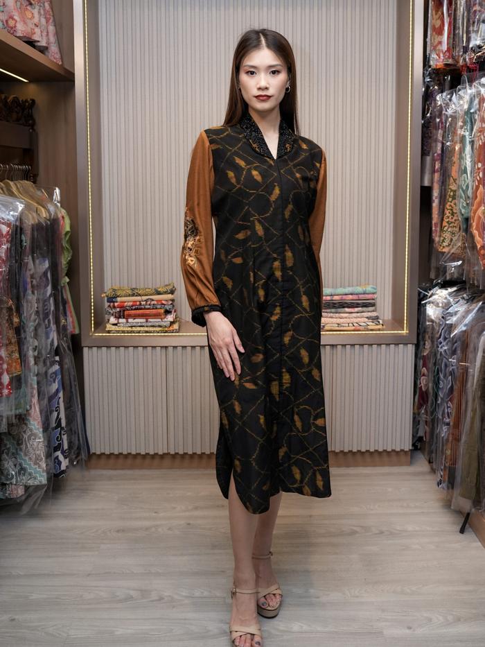Dress Bali Tenun Endek Ni Luh