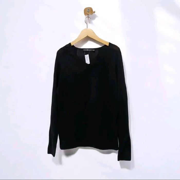 Uniqlo x Jill Sander +J Black Knit Jumper Original