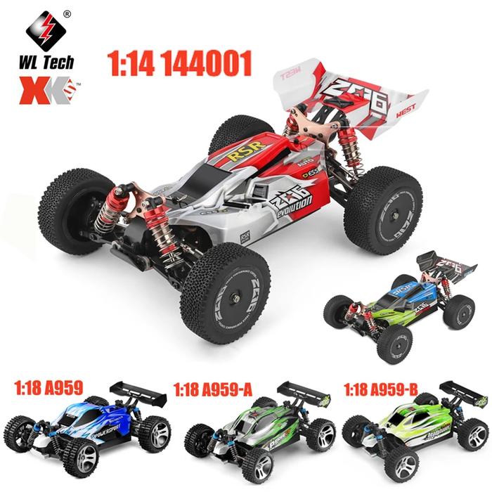 WLtoys 144001 4WD RC Car 60KM/H 2.4G A959 A959-A A959-B 70KM/H