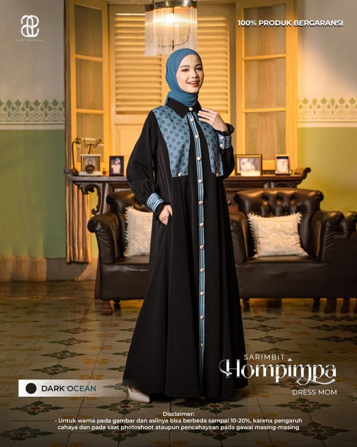 Dress Mom Hompimpa by Puan Indonesia - Gamis Elegan
