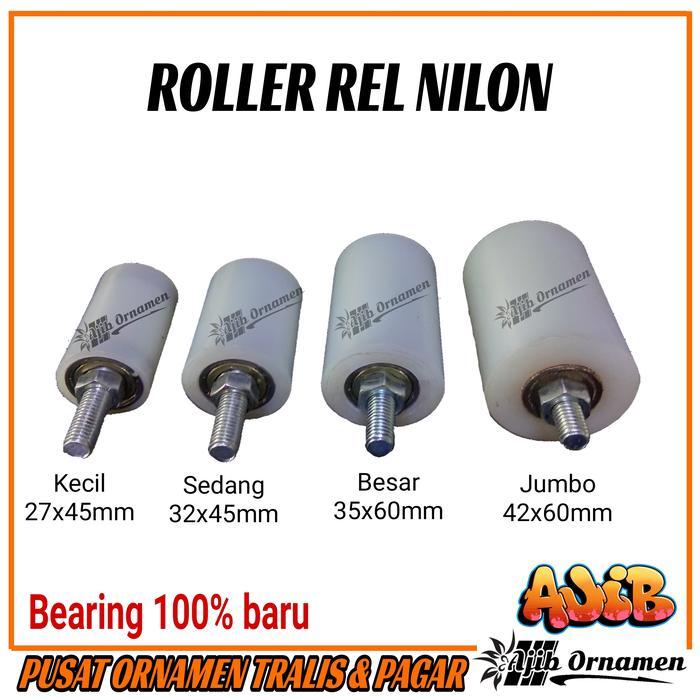 Roller Nilon Roda Rel Atas Pintu Gerbang Promo !