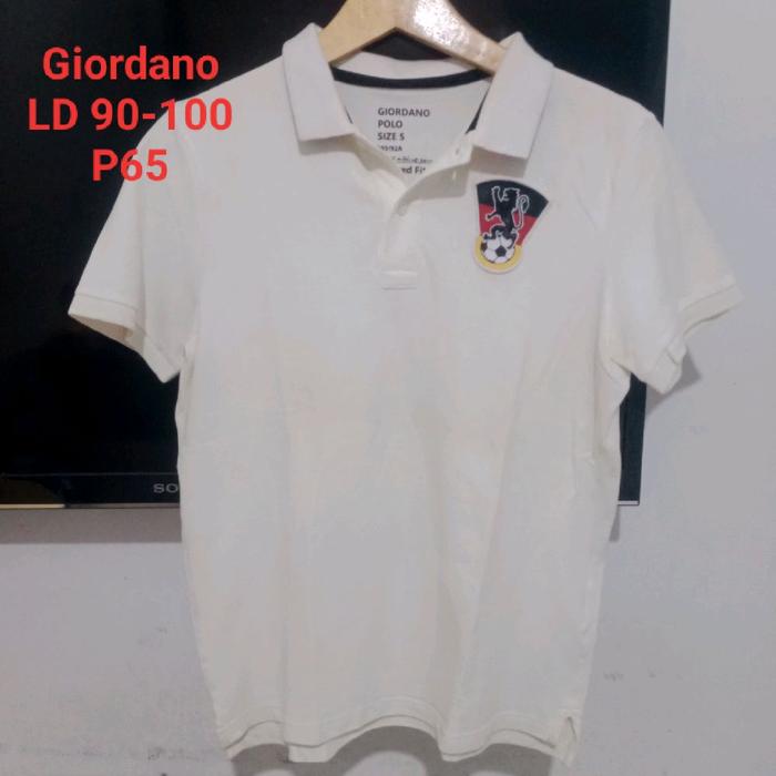 Preelope Gio Kaos Polo wanita Bercak Kuning LD 90-100cm P65cm
