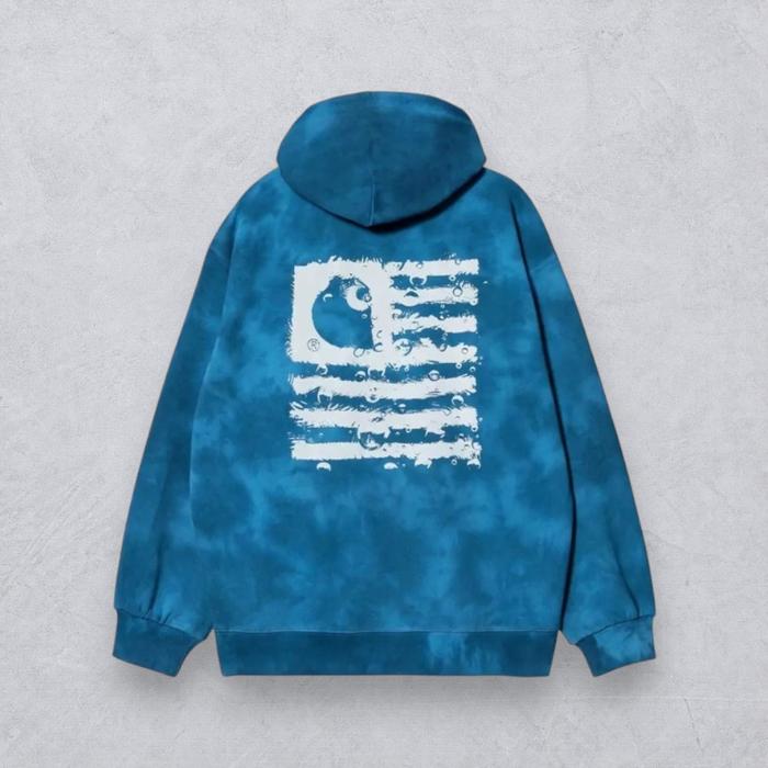 Carhartt WIP State Hooded Chromo Sweatshirt Blue Original