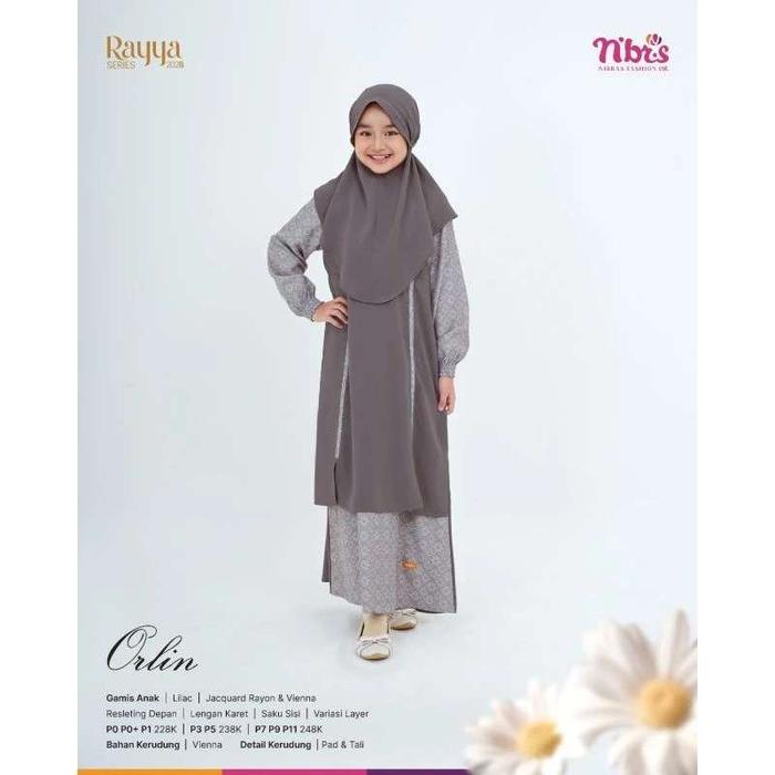 NIBRAS GAMIS ANAK ORLIN LILAC