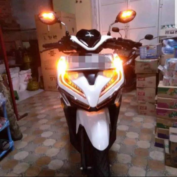 Terbaik Spion Nyala Sein LED Honda Beat Vario Original Asli AHM Mirror LED Terimakasih