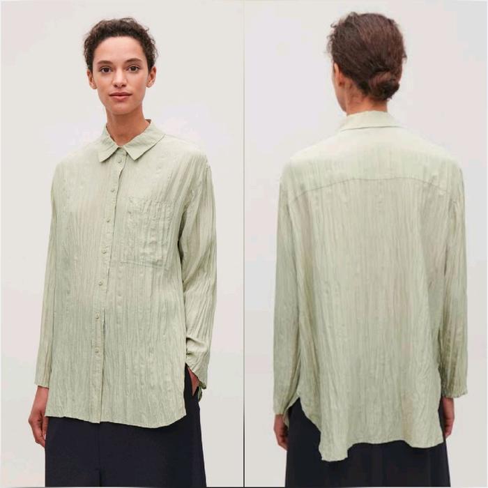 COS mulberry silk top preloved