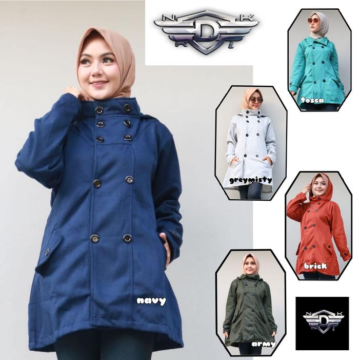 Jaket Korea Wanita Big size Jumbo XXL XXXL Coat wanita Korea Tebal Original