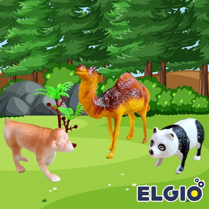 Mainan Set Miniatur Hewan Animal Figure Binatang Hutan