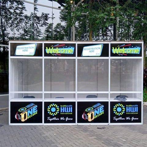 Tiket Box Event / Kotak Tiket Pameran / Booth Tiket